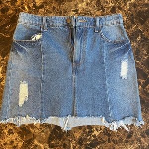 Forever 21 Jean Skirt